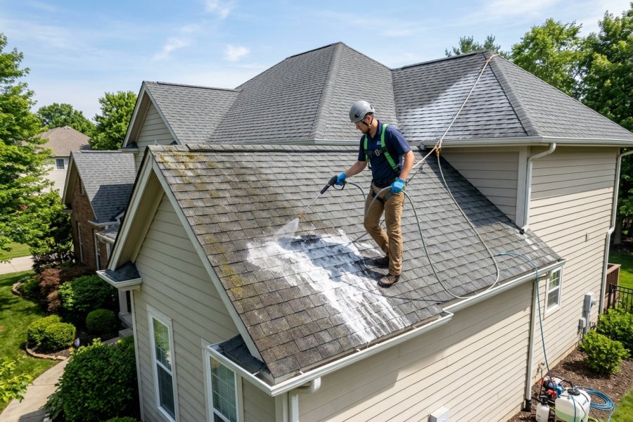 Roof Washing by R&Y Detailing and Cleaning Services Corp
